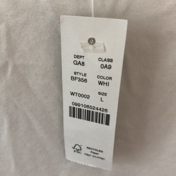 J. Crew White Sleeveless Tank Top Large NWT - Picture 4 of 8